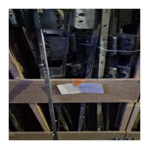 Espagnolette-Treibstange Stahl