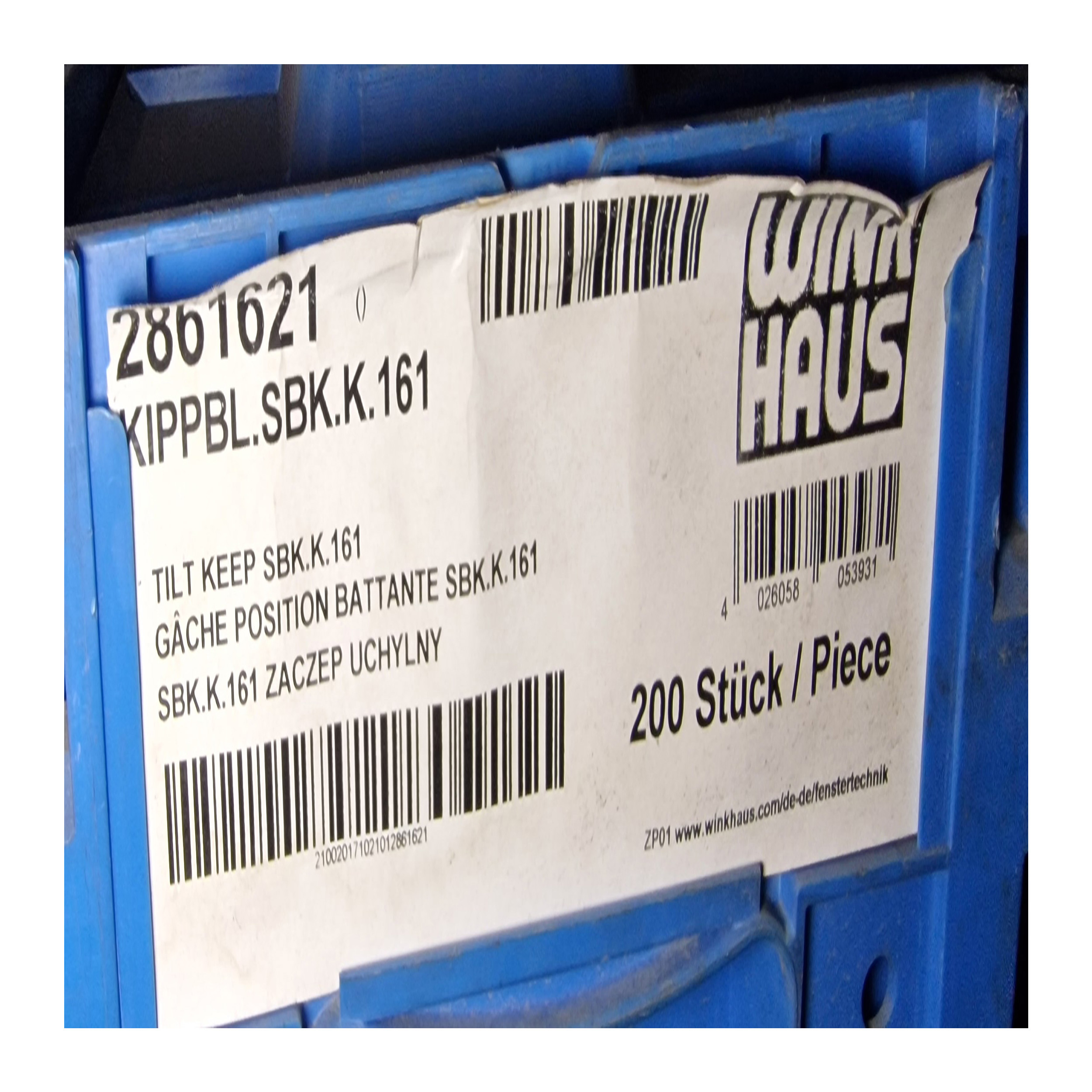 Türschließblech verzinkt