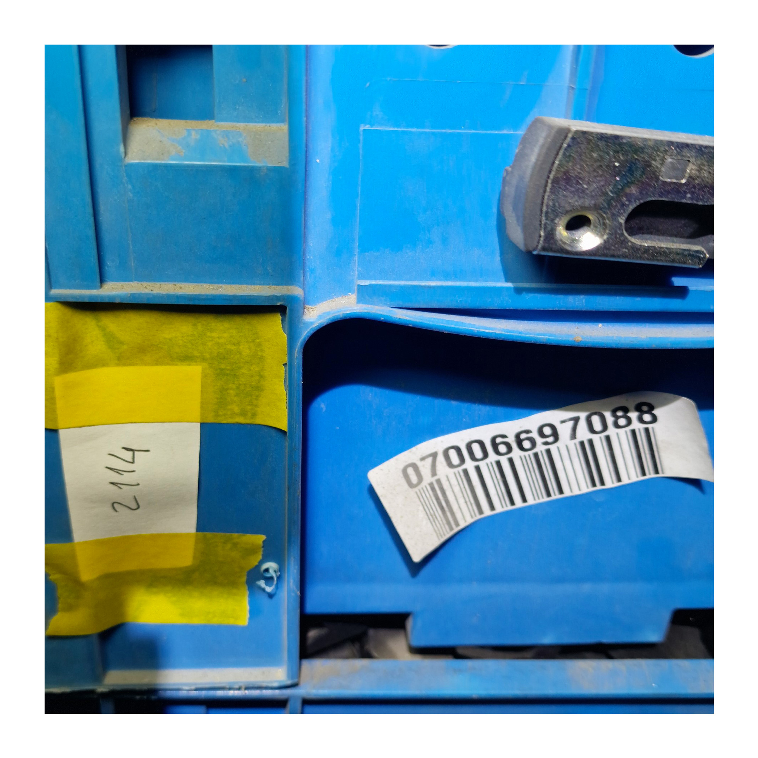 Tür-Rosette Schließblech Metall