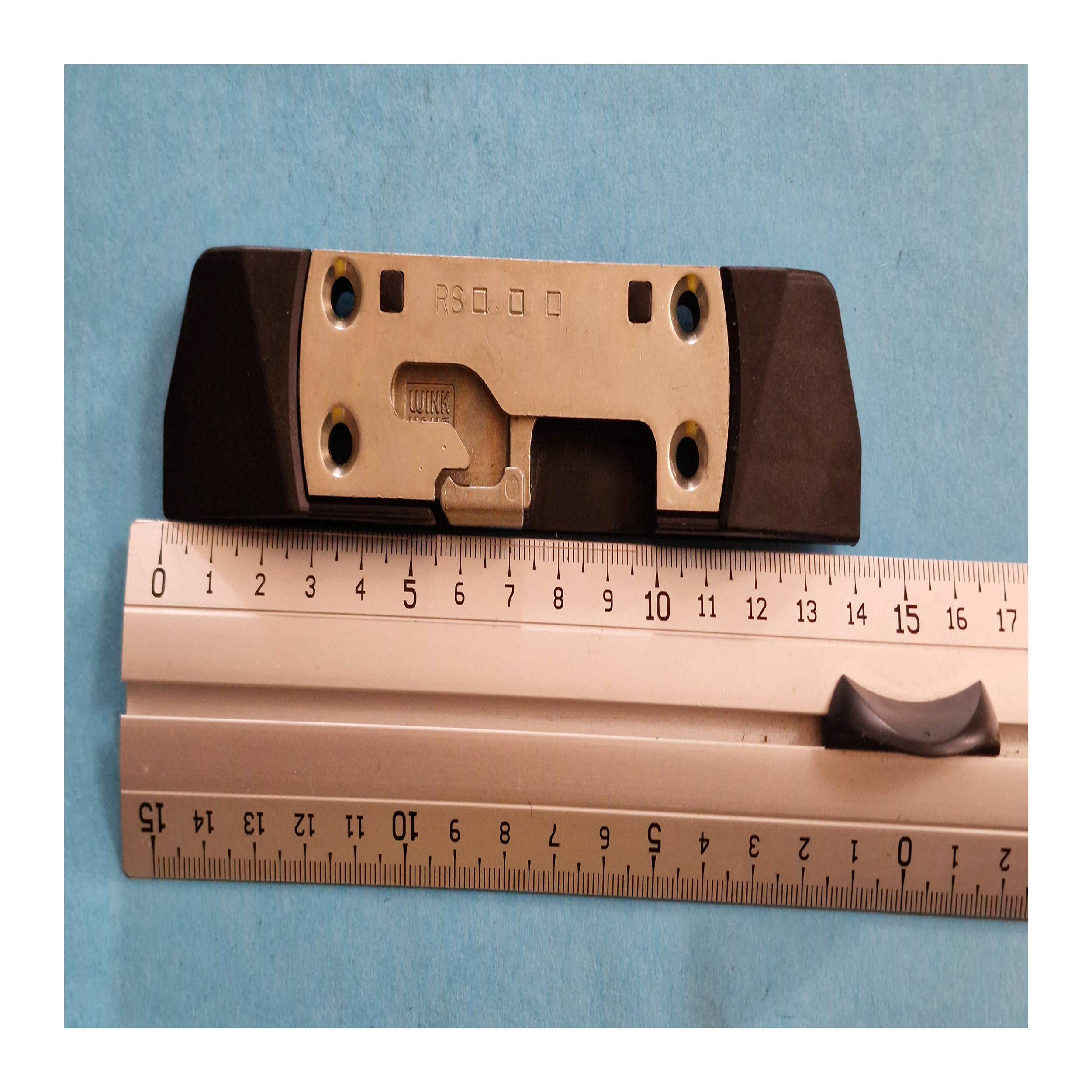 Tür-Rosette Schließblech Metall