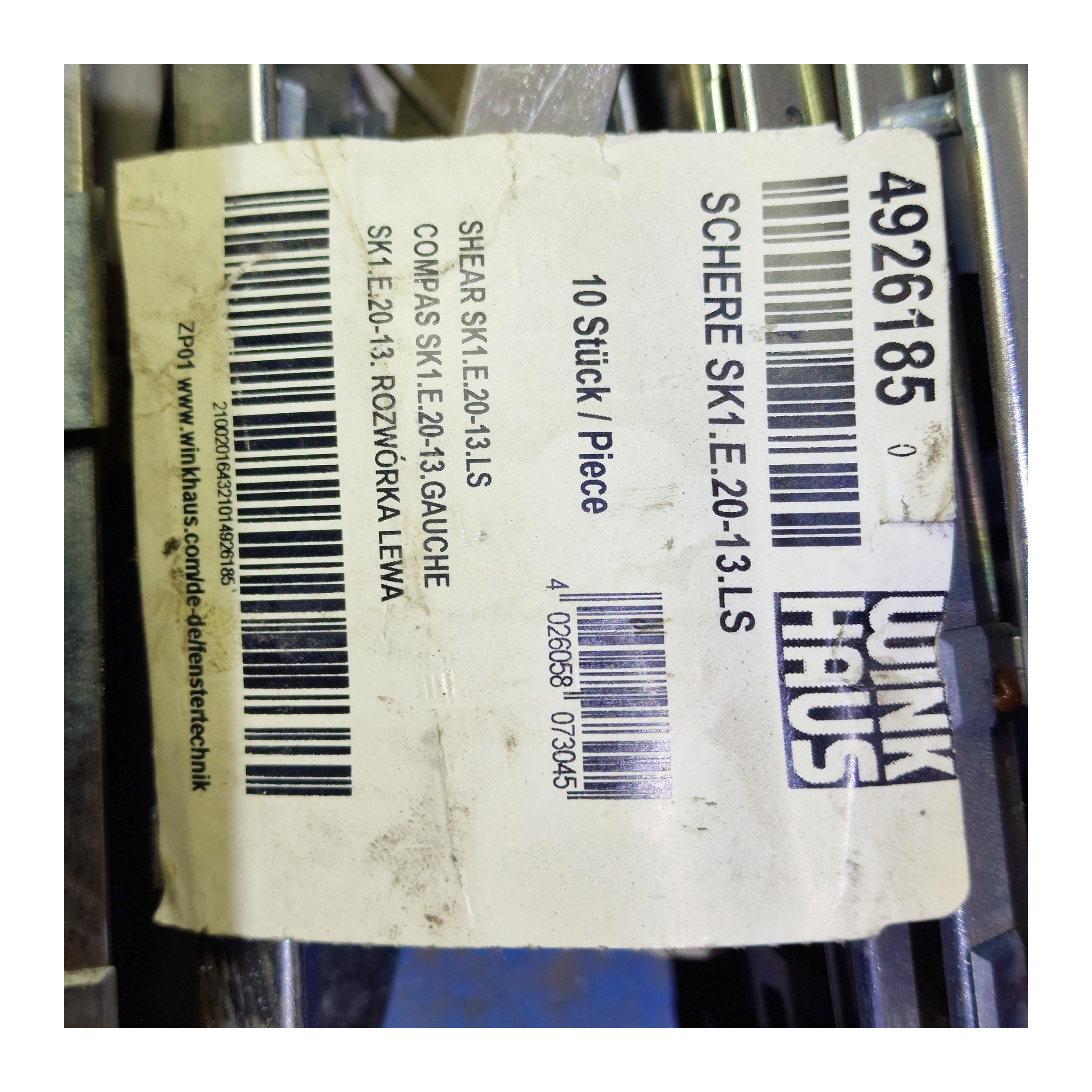 Fensterbeschlag Scherenlager SK1.E 20-13 LS Links