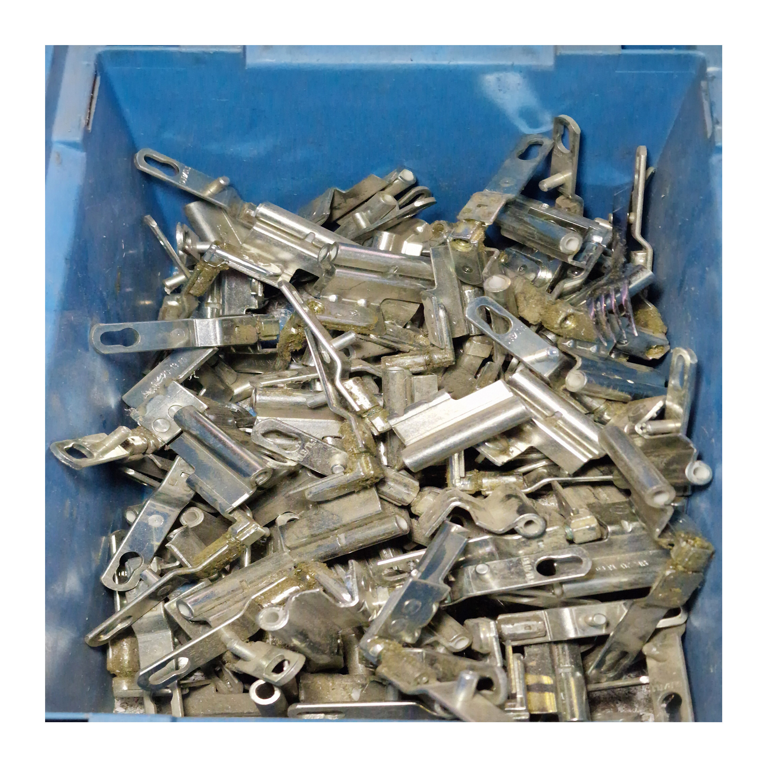 Scharnierecklager Messing