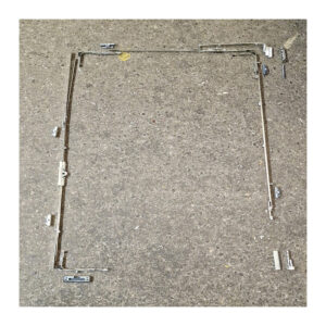 Sicherheitstür Stahl mit Bändern