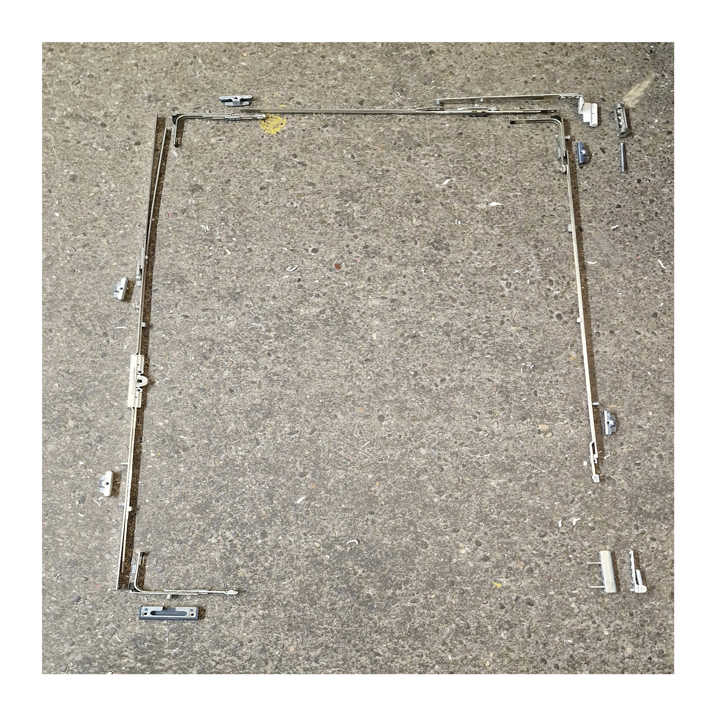 Sicherheitstür Stahl mit Bändern