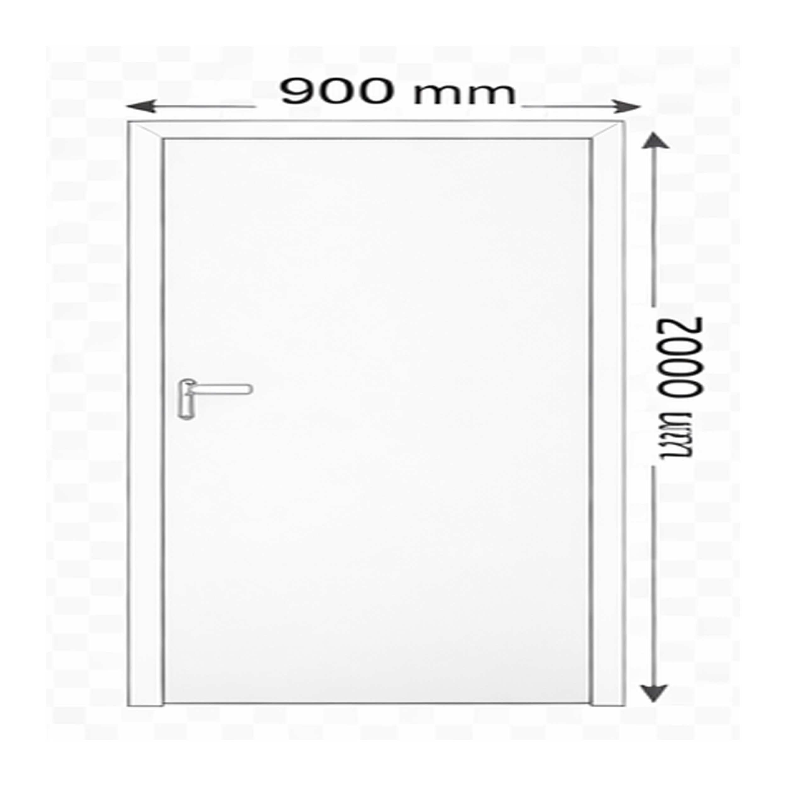 Fertige Tür- und Fenstereinheit komplett