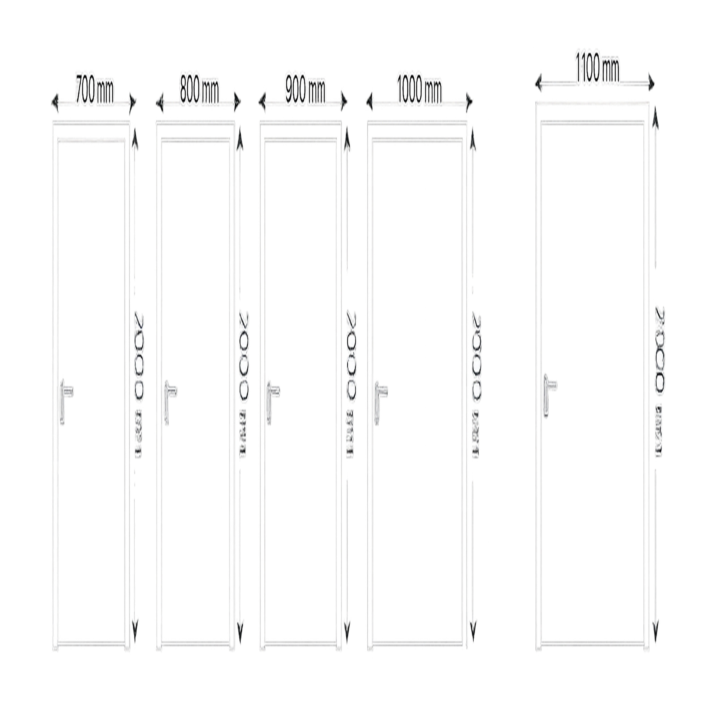 Fertige Tür- und Fenstereinheit komplett